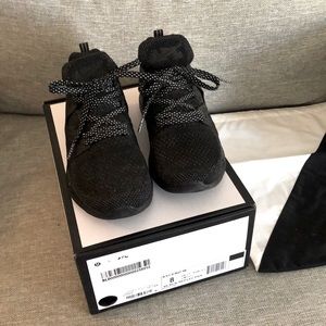 APL Lululemon Black Reflective Techloom Sneakers